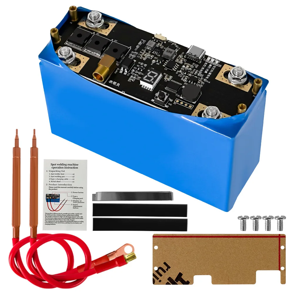 LX30 Portable Spot Welding Machine Handheld Small Lithium Battery 18650 Mobile Phone Battery Butt Welding 0.3 Nickel Sheet
LX30 Portable Spot Welding Machine Handheld Small Lithium Battery 18650 Mobile Phone Battery Butt Welding 0.3 Nickel Sheet