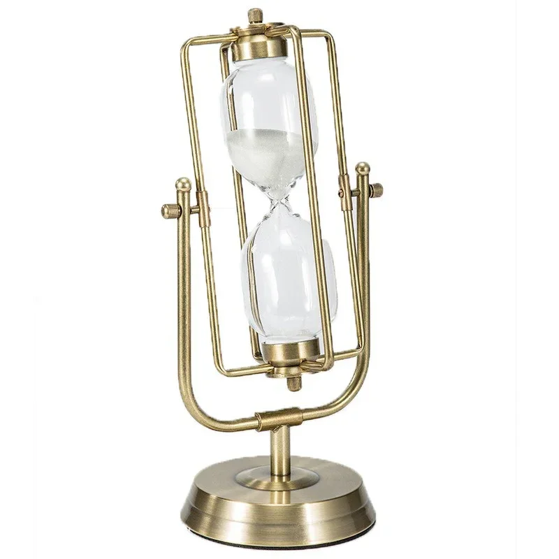 Роскошное украшение в европейском стиле 360° ° Поворотные металлические песочные часы 15/30 минут, украшение для гостиной, украшение для офисного стола, подарок
Роскошное украшение в европейском стиле 360° ° Поворотные металлические песочные часы 15/30 минут, украшение для гостиной, украшение для офисного стола, подарок