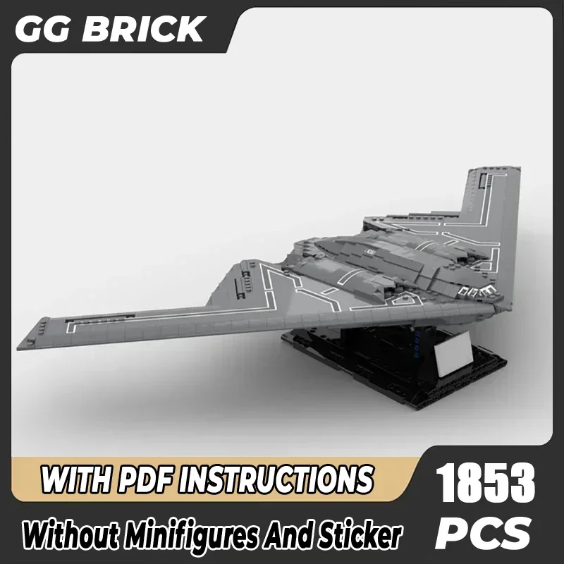 Строительные блоки Moc, известная военная серия, масштаб 1:72, модель бомбардировщика B-2, технологические кирпичи, сделай сам, сборка, самолет, игрушки, праздничный подарок
Строительные блоки Moc, известная военная серия, масштаб 1:72, модель бомбардировщика B-2, технологические кирпичи, сделай сам, сборка, самолет, игрушки, праздничный подарок
