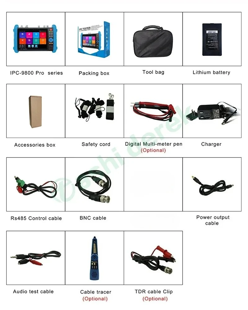 Новый обновленный IPC-9800 CLMOVTADHS-Pro IPC тестер видеонаблюдения 8K IP-камера 8MP AHD/CVI/TVI тест камеры VGA вход RJ45 тест кабеля TDR
Новый обновленный IPC-9800 CLMOVTADHS-Pro IPC тестер видеонаблюдения 8K IP-камера 8MP AHD/CVI/TVI тест камеры VGA вход RJ45 тест кабеля TDR