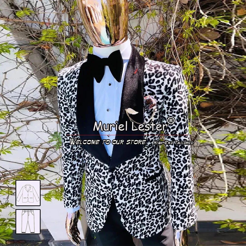 Tailor-Made Men's Suit Business Office Leopard Blazer Slim Fit Groom Wear Wedding Tuxedo 2 Pieces Jacket Pants Party Prom Dress
Tailor-Made Men's Suit Business Office Leopard Blazer Slim Fit Groom Wear Wedding Tuxedo 2 Pieces Jacket Pants Party Prom Dress