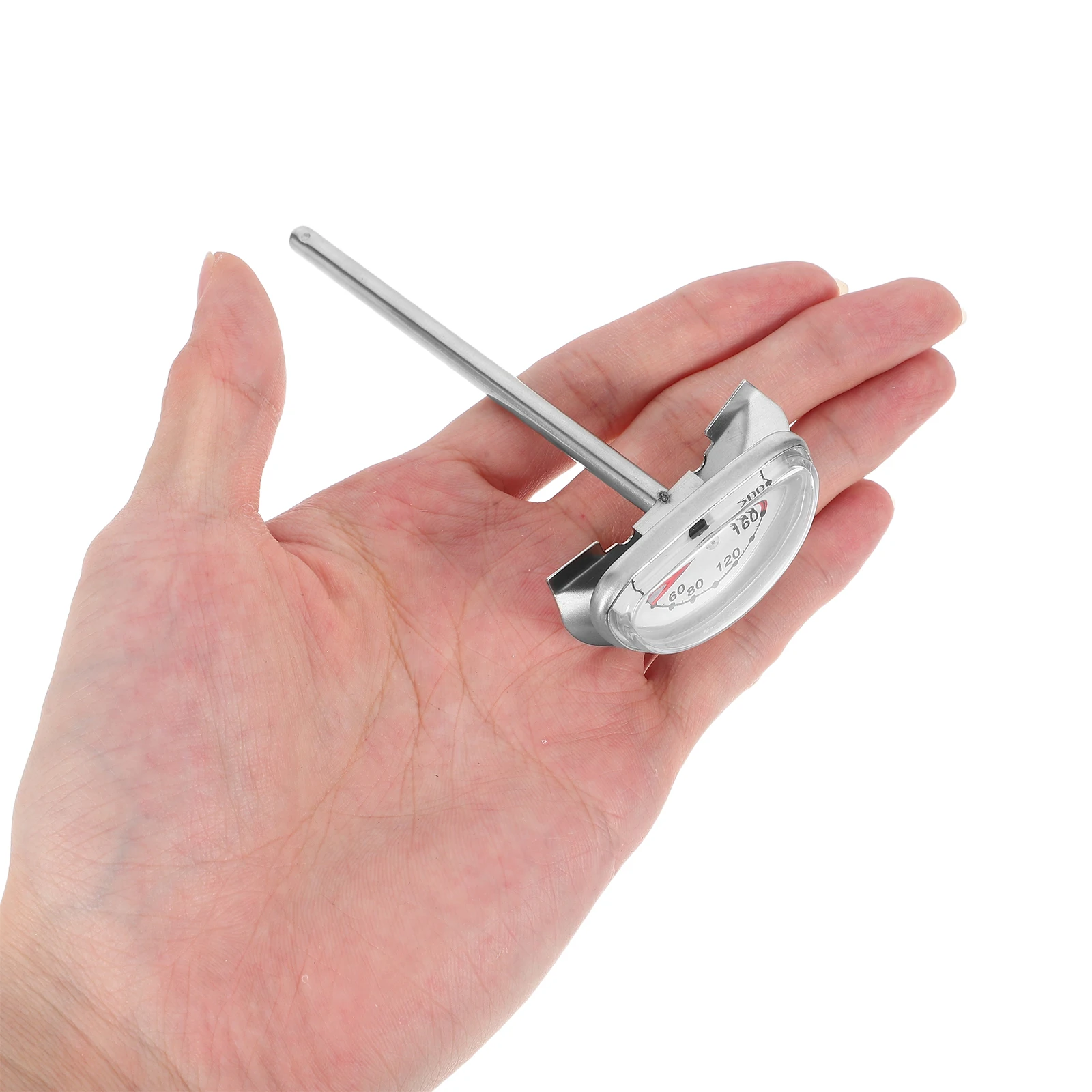 High Precision Stainless Steel Oil Thermometer With Stand Accurate Temperature Gauge For Frying Baking Cooking Kitchen Meat Fish
High Precision Stainless Steel Oil Thermometer With Stand Accurate Temperature Gauge For Frying Baking Cooking Kitchen Meat Fish