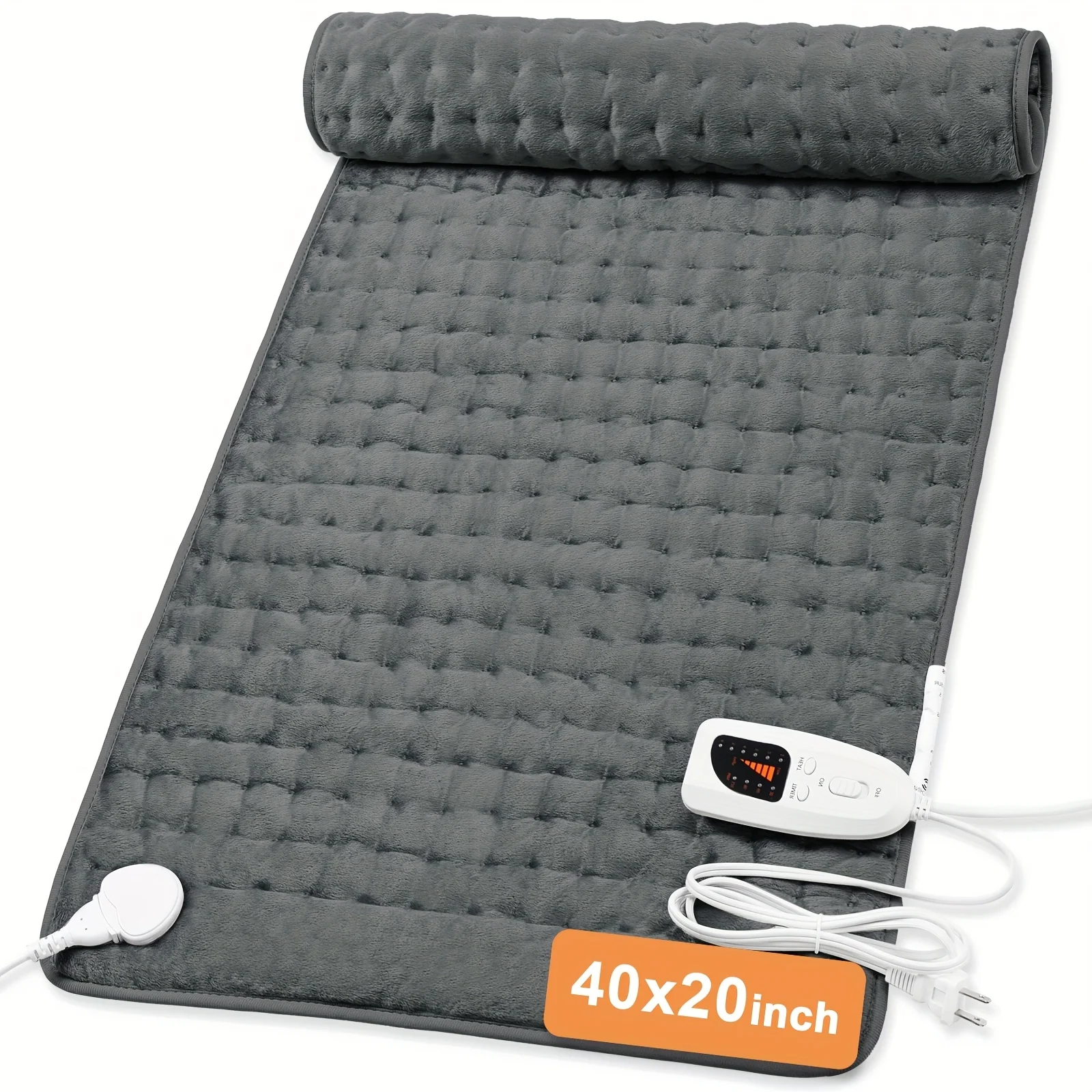 Heating Pad 6 Heat Settings Auto Shut Off Soft Flannel Machine Washable Multiple Sizes for Back Neck Shoulder Knee Leg
Heating Pad 6 Heat Settings Auto Shut Off Soft Flannel Machine Washable Multiple Sizes for Back Neck Shoulder Knee Leg