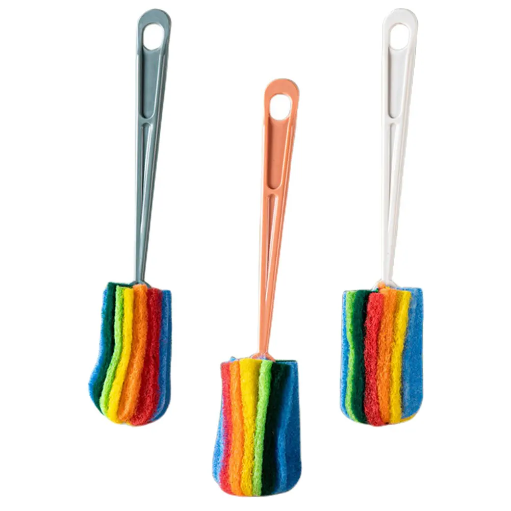 3 Pcs Cleaning Brush for Kitchen Sponge Cup Bottle Scouring Pad Long H Easy Clean Household Dirt om Color
3 Pcs Cleaning Brush for Kitchen Sponge Cup Bottle Scouring Pad Long H Easy Clean Household Dirt om Color