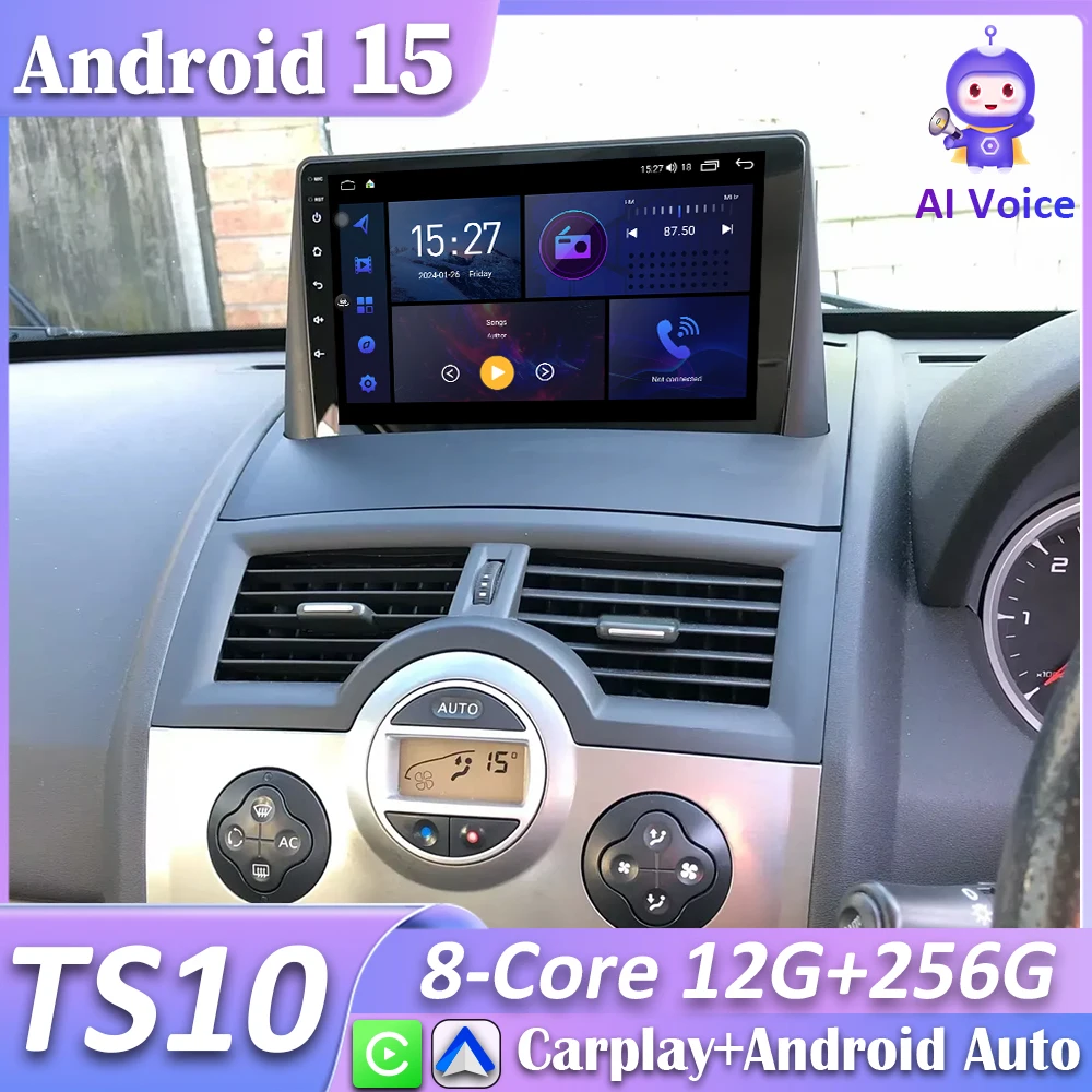 For Renault Megane 2 2002-2009 Car Radio Carplay GPS Navigation Android Auto 2k Android 15 Video Car Monitor Stereo No 2din DVD
For Renault Megane 2 2002-2009 Car Radio Carplay GPS Navigation Android Auto 2k Android 15 Video Car Monitor Stereo No 2din DVD