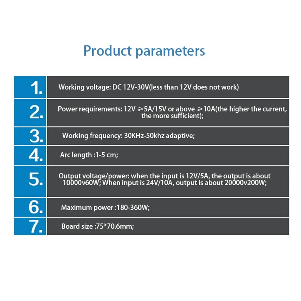 A99E-2X ZVS Катушка Тесла Генератор Маркса DC 12 В-30 В 20 А 1000 Вт Высоковольтный источник питания в сборе
A99E-2X ZVS Катушка Тесла Генератор Маркса DC 12 В-30 В 20 А 1000 Вт Высоковольтный источник питания в сборе