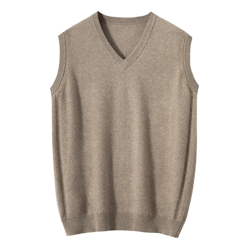 Men's Autumn Winter 100% Cashmere Knitted Vest Sweater Waistcoat V-Neck Pullover Sleeveless Tops Men Knitted Pullover
Men's Autumn Winter 100% Cashmere Knitted Vest Sweater Waistcoat V-Neck Pullover Sleeveless Tops Men Knitted Pullover