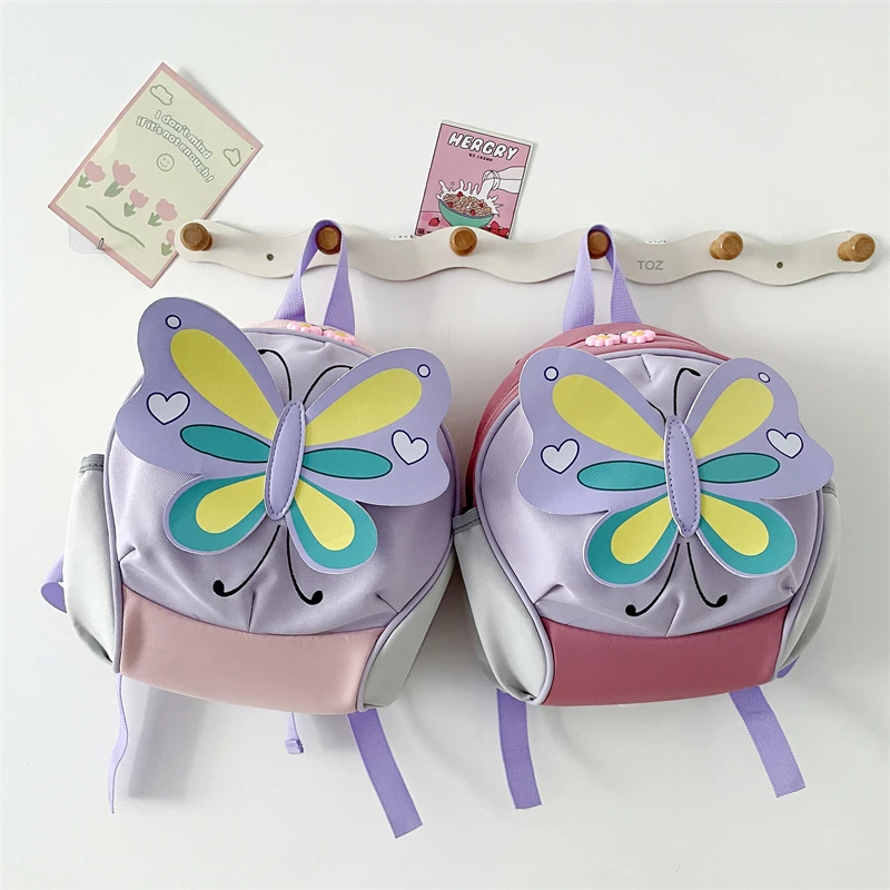 High Quality Large Capacity Butterfly Kids Backpack Toddler Kindergarten School Bags Girls Color Block Waterproof Mini Backpack
High Quality Large Capacity Butterfly Kids Backpack Toddler Kindergarten School Bags Girls Color Block Waterproof Mini Backpack