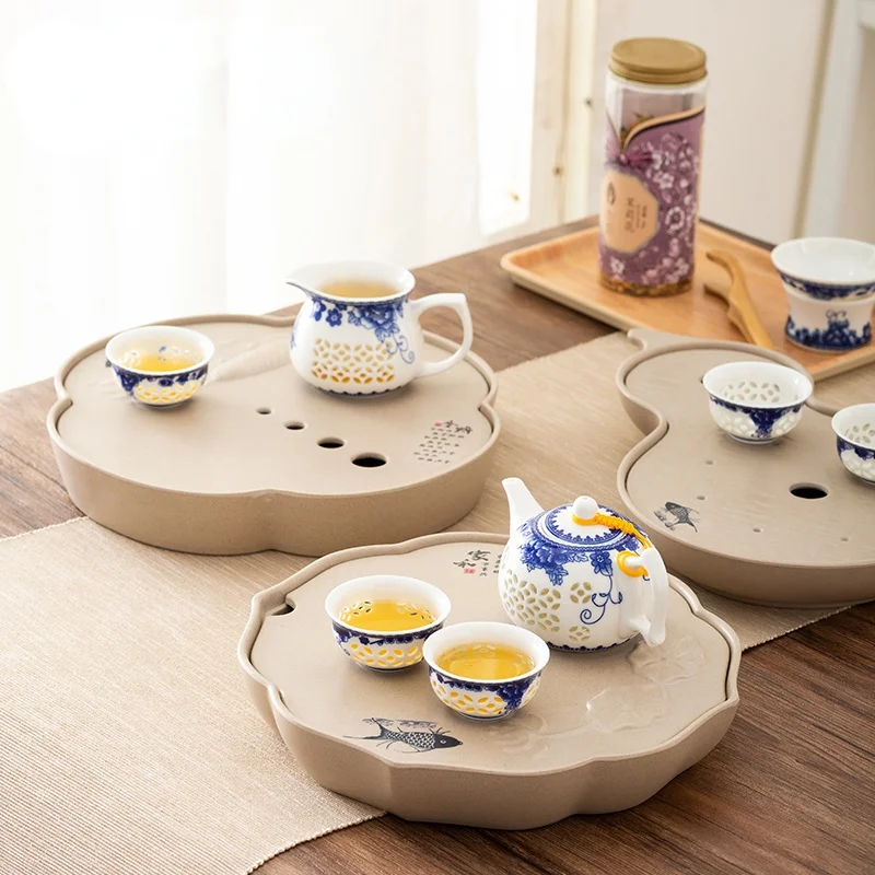 Water Storage Tea Tray Serving Handmade Round Chinese Kung Fu Tea Set Dry Bubble Tea Tray Drainage Plateau Household Products 50
Water Storage Tea Tray Serving Handmade Round Chinese Kung Fu Tea Set Dry Bubble Tea Tray Drainage Plateau Household Products 50