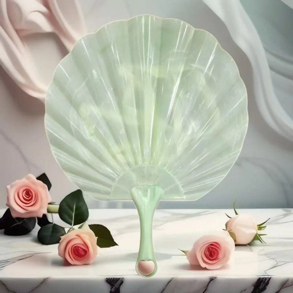 10pcs Creative Plastic Portable Shell Fan Gentle Wind Integrated Hand-Cranked Fan Retro Chinese Style Fan Photography Props
10pcs Creative Plastic Portable Shell Fan Gentle Wind Integrated Hand-Cranked Fan Retro Chinese Style Fan Photography Props