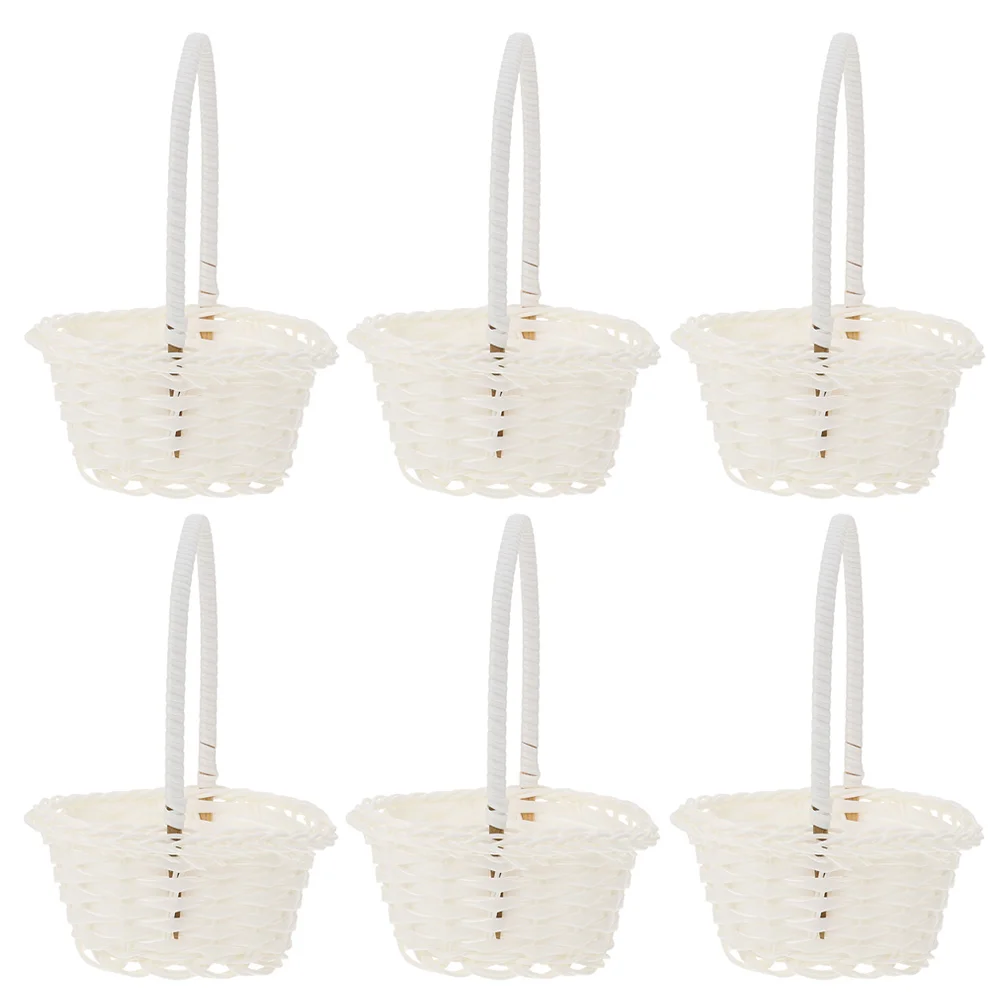 6 Pcs Rattan Flower Basket Arrangement Woven Baskets Wedding Gift with Handles Design
6 Pcs Rattan Flower Basket Arrangement Woven Baskets Wedding Gift with Handles Design