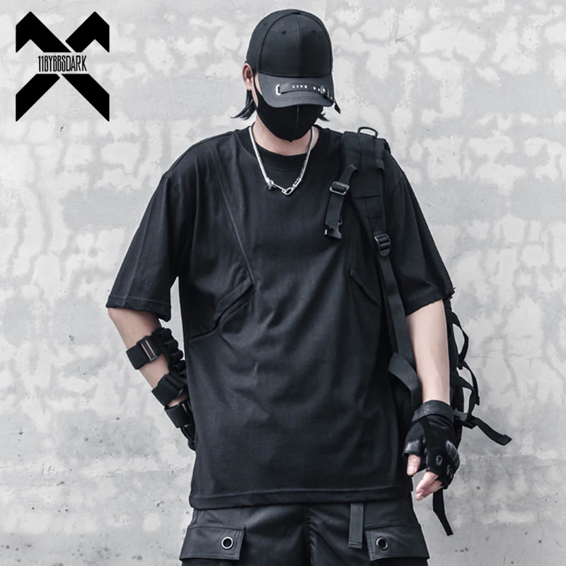Techwear Tactical T-Shirt Mens Patchwork Design Functional T Shirt 2023 Summer Streetwear Harajuku Tshirt Black Tees Tops
Techwear Tactical T-Shirt Mens Patchwork Design Functional T Shirt 2023 Summer Streetwear Harajuku Tshirt Black Tees Tops