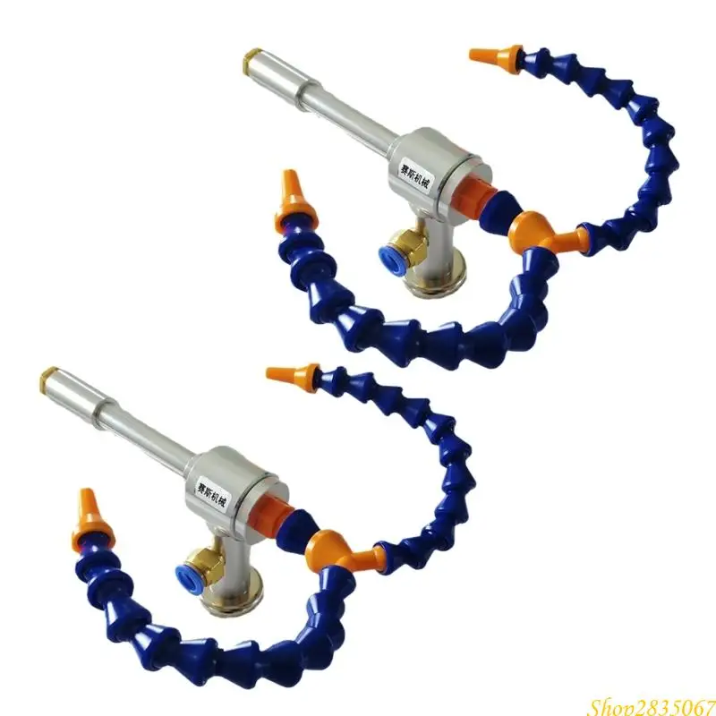 Cooling Vortexes Tube Coolers with Double Flexible Hoses Aluminum Alloys Vortexes Coolers Dry Cooling Airflows Machine 831F
Cooling Vortexes Tube Coolers with Double Flexible Hoses Aluminum Alloys Vortexes Coolers Dry Cooling Airflows Machine 831F