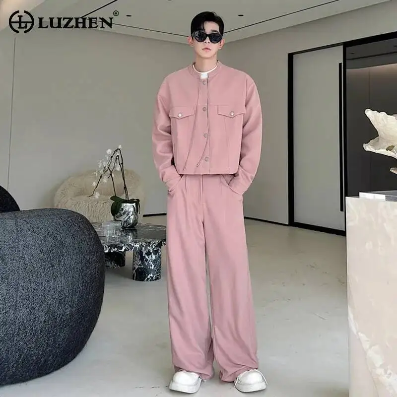 LUZHEN 2025 Elegant Temperament Autumn Two-piece Sets Original Men's Pockets Decorate Short Jacket Loose Straight Pants JY7162
LUZHEN 2025 Elegant Temperament Autumn Two-piece Sets Original Men's Pockets Decorate Short Jacket Loose Straight Pants JY7162