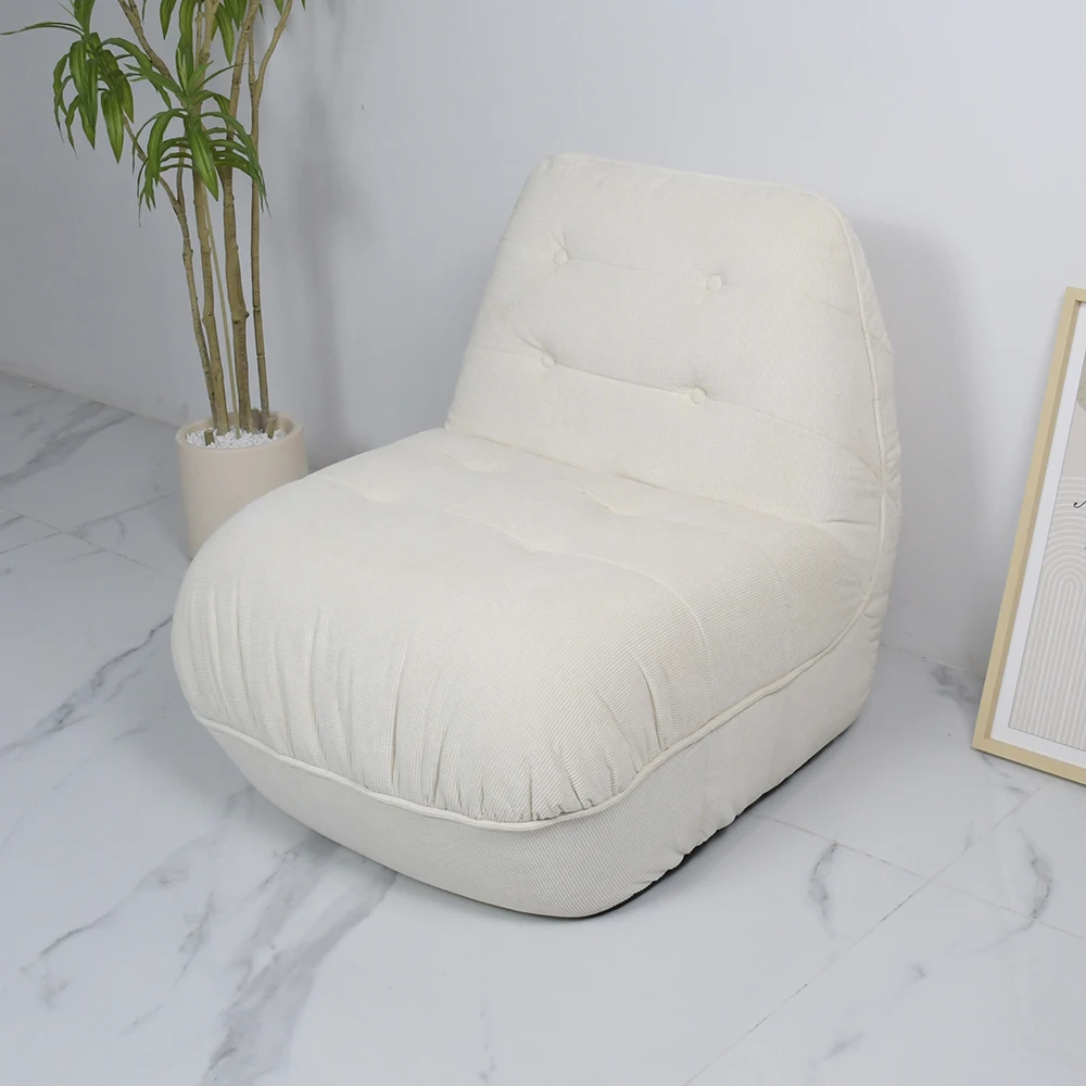 Modern White Fabric Lazy Sofa Sponge Vacuum Compression Living Room Furniture for Apartment Mall Villa School Workshop
Modern White Fabric Lazy Sofa Sponge Vacuum Compression Living Room Furniture for Apartment Mall Villa School Workshop