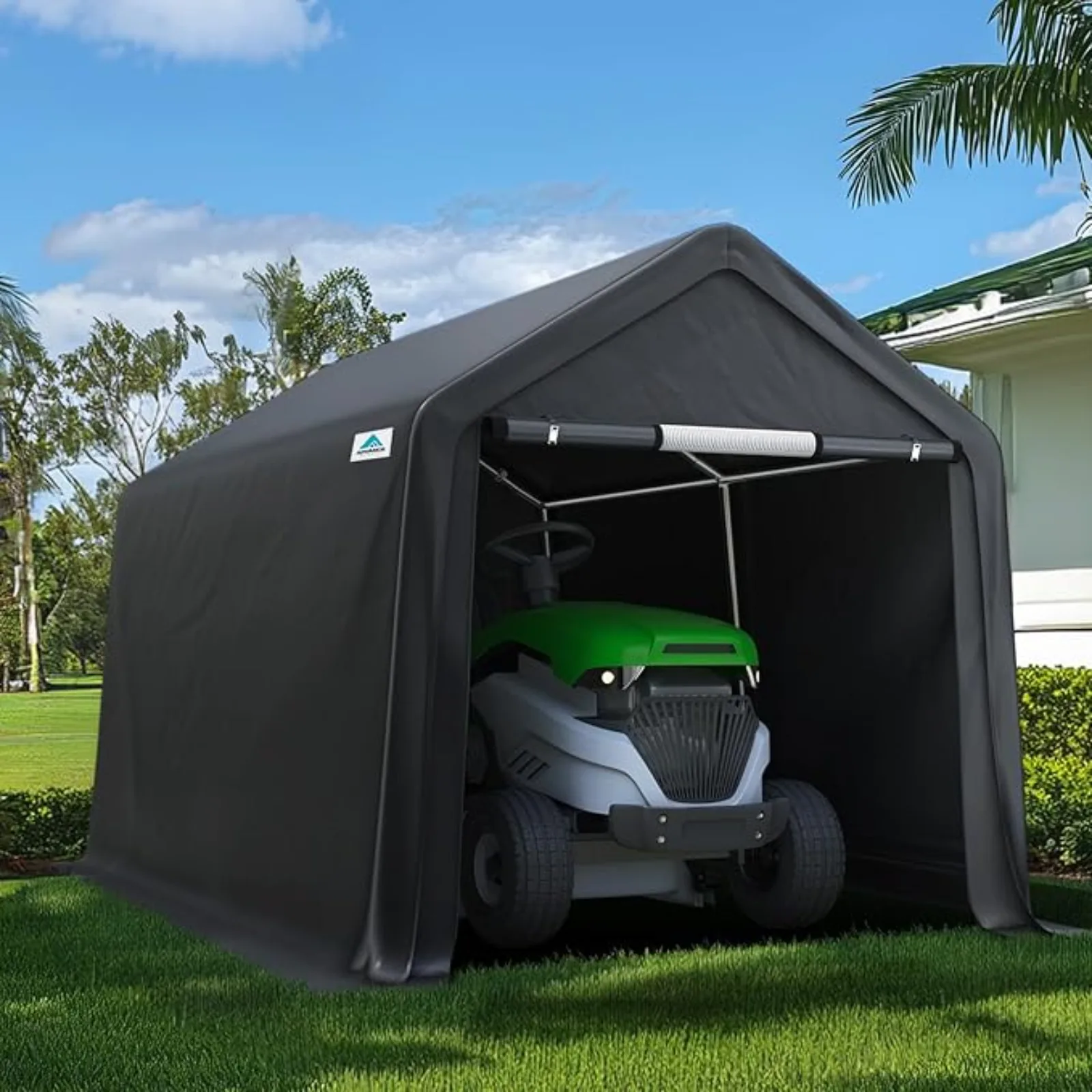 7x12 t 2 Roll up Do& Vents Outdoor Portable Storage Shelter Garage Tent Carport or Motorcycle ATV with Heavy Duty Metal e and An
7x12 t 2 Roll up Do& Vents Outdoor Portable Storage Shelter Garage Tent Carport or Motorcycle ATV with Heavy Duty Metal e and An