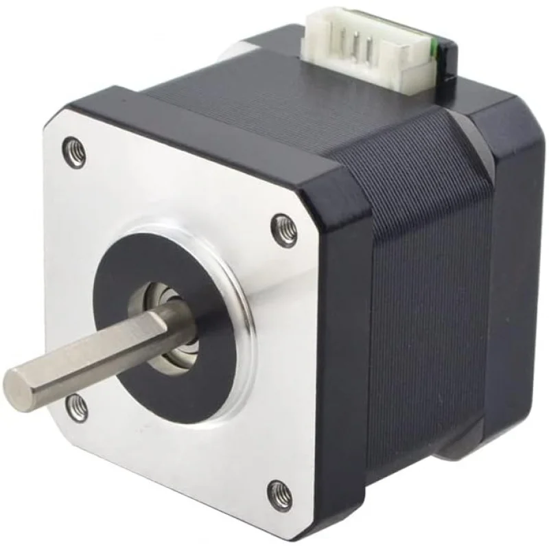 Wovpower 17 Stepper Motor Bipolar 1.5A 42Ncm 1.8° 2 Phase 4 Wires with 1m Cable Connector, 42x42x38mm Low Noise High
Wovpower 17 Stepper Motor Bipolar 1.5A 42Ncm 1.8° 2 Phase 4 Wires with 1m Cable Connector, 42x42x38mm Low Noise High