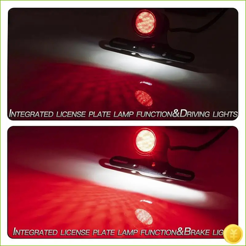 1 Piece Motorcycle Retro LED Tail Brake Stop Light Lamp License Plate Light Replacement Parts Accessories B
1 Piece Motorcycle Retro LED Tail Brake Stop Light Lamp License Plate Light Replacement Parts Accessories B