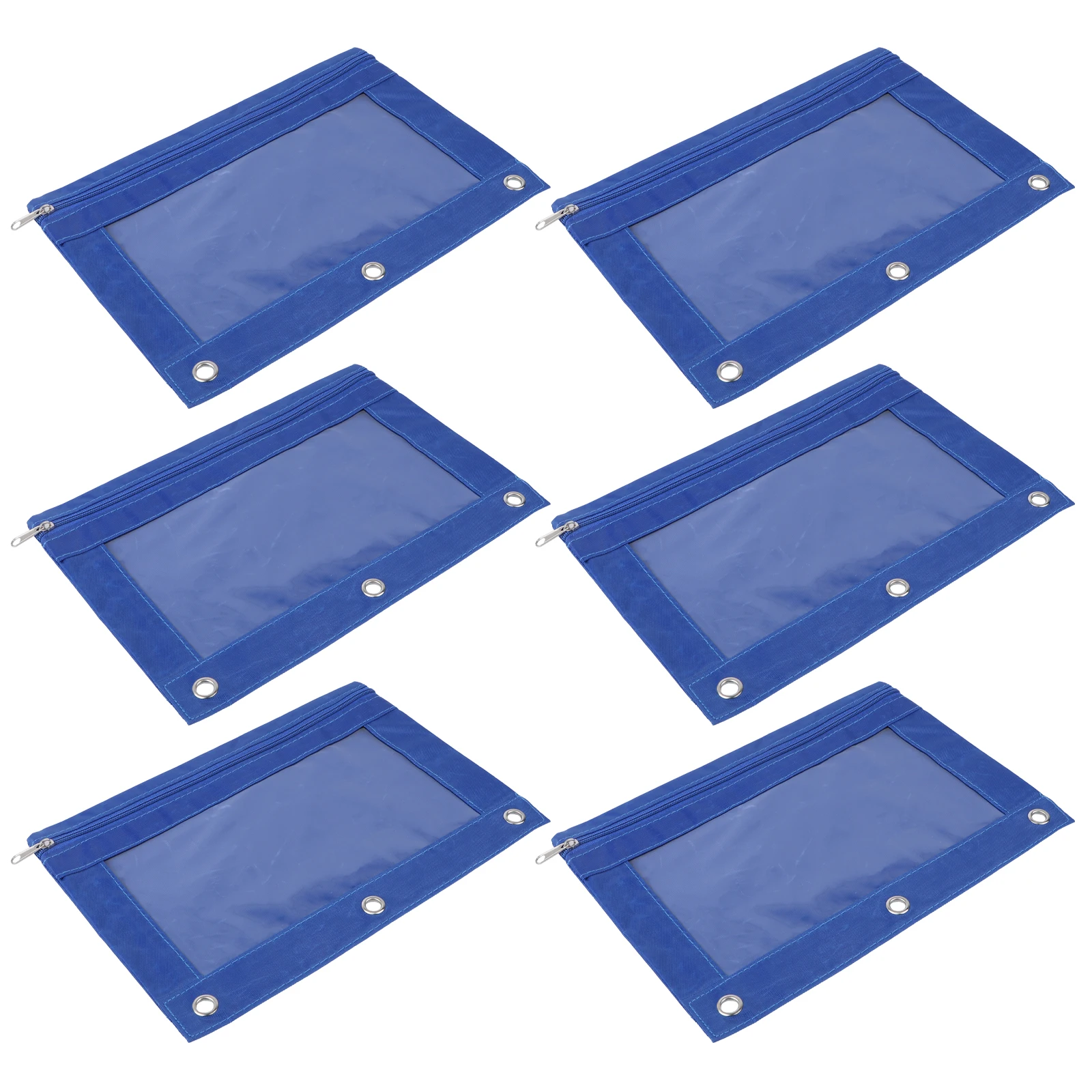 6pcs Transparent Pen Bags Pencil Case Lightweight Durable Oxford Material Blue Clear Binder Portable Zipper Storage
6pcs Transparent Pen Bags Pencil Case Lightweight Durable Oxford Material Blue Clear Binder Portable Zipper Storage