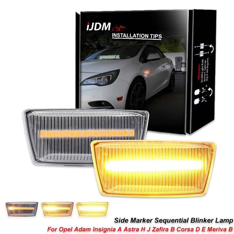 iJDM LED Dynamic Turn Signal Light Side Marker Sequential Blinker For Opel Astra H MK5 Insignia Zafira Corsa D MK4 Meriva Adam
iJDM LED Dynamic Turn Signal Light Side Marker Sequential Blinker For Opel Astra H MK5 Insignia Zafira Corsa D MK4 Meriva Adam