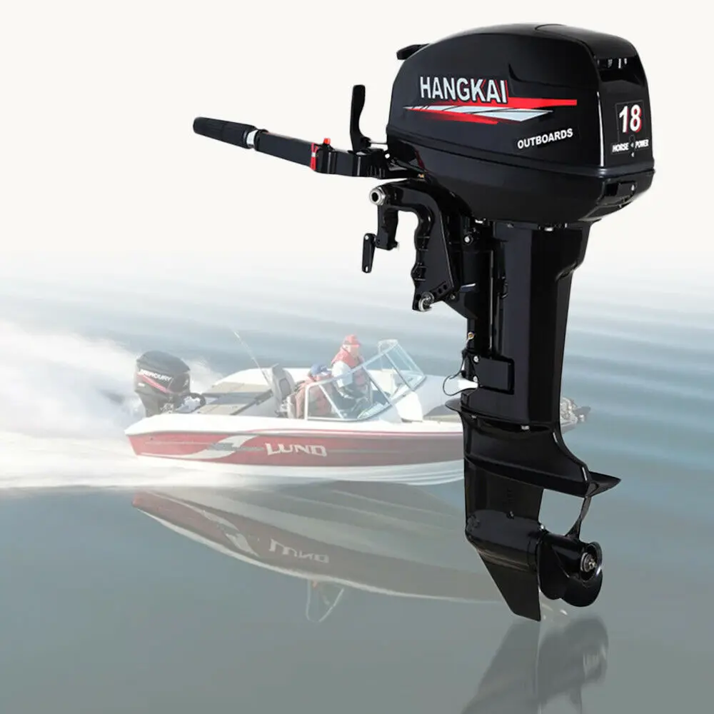 2-stroke 18 HP HANGKAI Gasoline Ship External Engine Water-cooled Short Shaft 246cc Dual Cylinder with Large Capacity Fuel Tank
2-stroke 18 HP HANGKAI Gasoline Ship External Engine Water-cooled Short Shaft 246cc Dual Cylinder with Large Capacity Fuel Tank