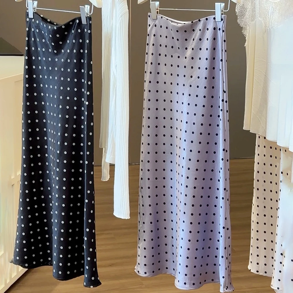 Французская атласная юбка миди в горошек для женщин, лето 2026, с завышенной талией, облегающая, фасон «русалка», для вечеринок и офиса
Французская атласная юбка миди в горошек для женщин, лето 2026, с завышенной талией, облегающая, фасон «русалка», для вечеринок и офиса