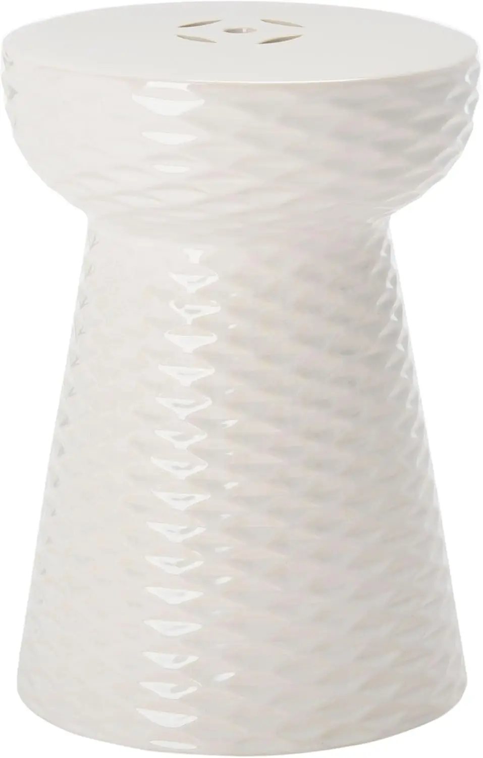 Белый керамический садовый табурет с глазурью — элегантный акцент для декора дома или улицы
Белый керамический садовый табурет с глазурью — элегантный акцент для декора дома или улицы