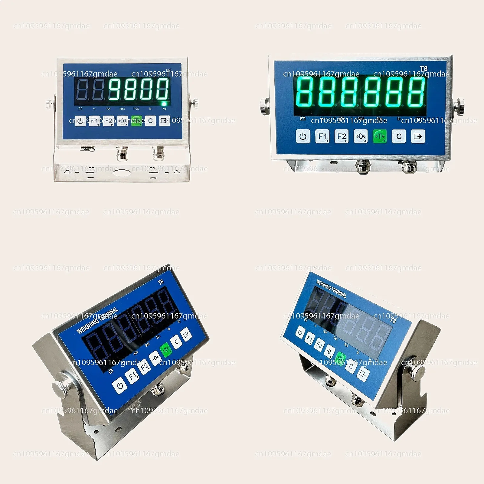 T8 Stainless Steel Digital Floor Scale Indicator with Hold Function
T8 Stainless Steel Digital Floor Scale Indicator with Hold Function