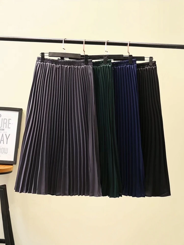 Plus Size High Waist A-Line Midi Skirt plus Size Women's Clothing Conceals Hips Slimming Pleated f Body Skirts NIU9007
Plus Size High Waist A-Line Midi Skirt plus Size Women's Clothing Conceals Hips Slimming Pleated f Body Skirts NIU9007