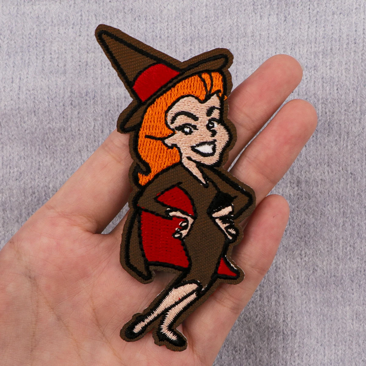 Funny Witch Embroidery Patch Halloween Iron On Patches For Clothing Thermoadhesive Patches On Clothes DIY Sew Badges
Funny Witch Embroidery Patch Halloween Iron On Patches For Clothing Thermoadhesive Patches On Clothes DIY Sew Badges
