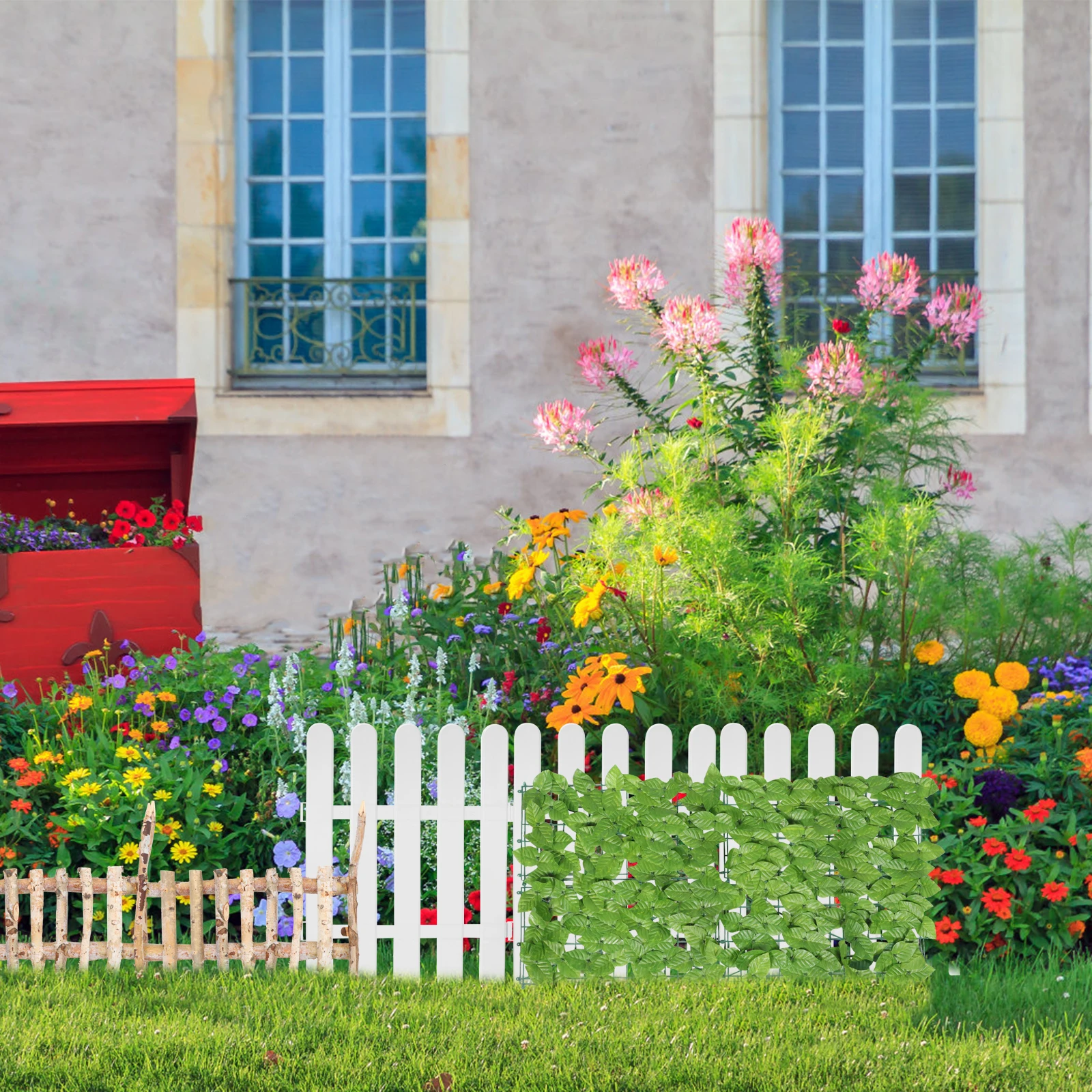 Artificial Green Plant Wall Simulated Green Leaf Rattan Fence Balcony Decoration Garden Home Decoration Faux Leaf Wall
Artificial Green Plant Wall Simulated Green Leaf Rattan Fence Balcony Decoration Garden Home Decoration Faux Leaf Wall