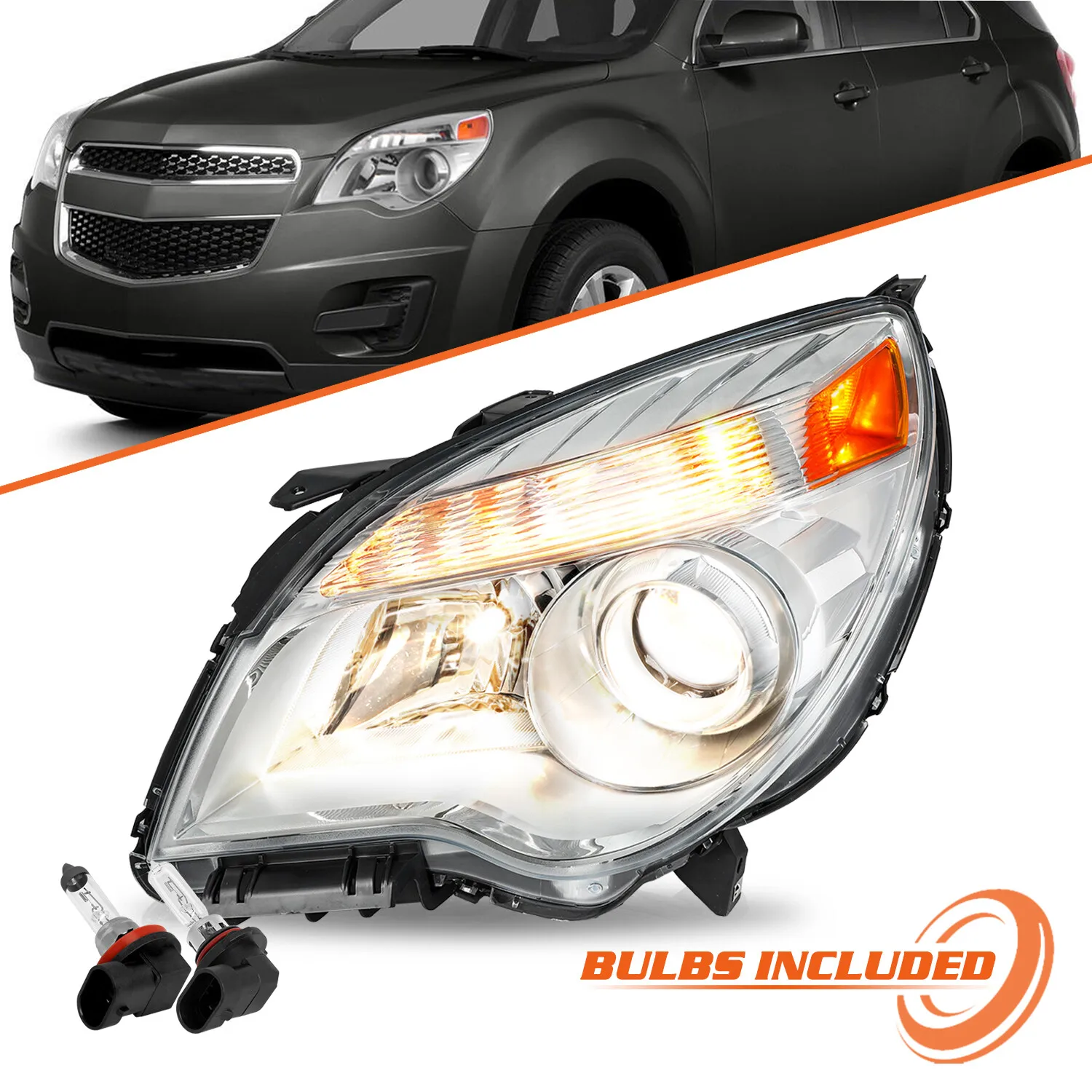 for 2010-2015 Chevy Equinox Projector Halogen Headlight Left Driver Side w/Bulbs
for 2010-2015 Chevy Equinox Projector Halogen Headlight Left Driver Side w/Bulbs