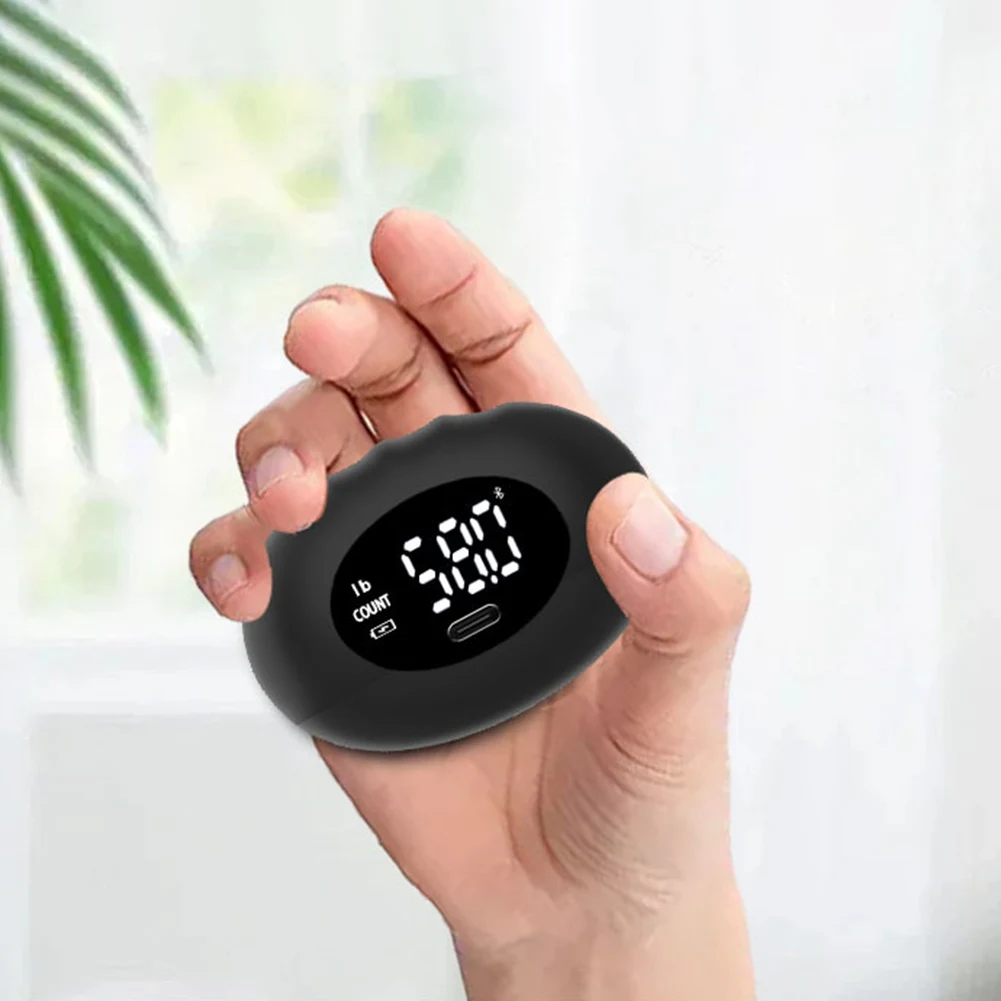 Grip Strength Tester Rechargeable Digital Grip Strength Trainer Silicone Hand Grip Exerciser LED Display for Forearm Finger
Grip Strength Tester Rechargeable Digital Grip Strength Trainer Silicone Hand Grip Exerciser LED Display for Forearm Finger