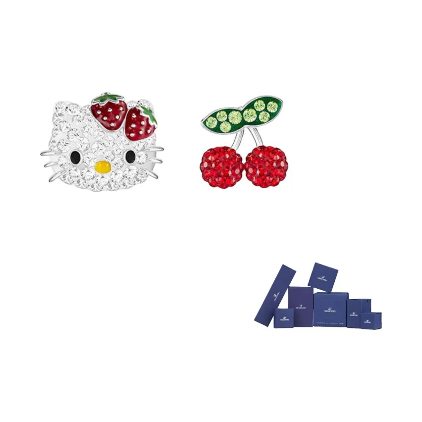 Swarovski Hello Kitty Original Design Faux Crystal Stud Earrings Women's White Gold Plated 5368973
Swarovski Hello Kitty Original Design Faux Crystal Stud Earrings Women's White Gold Plated 5368973