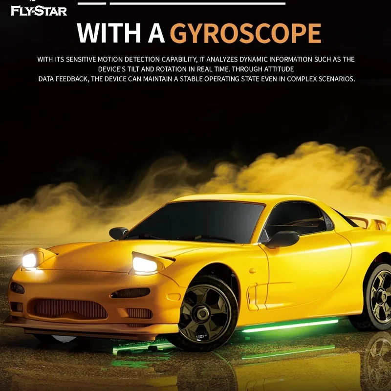 Новый радиоуправляемый автомобиль 1:18, полномасштабный полноприводный флип-сигнал, дрифт-автомобиль, 2,4 г, высокоскоростной гоночный автомобиль с гироскопом
Новый радиоуправляемый автомобиль 1:18, полномасштабный полноприводный флип-сигнал, дрифт-автомобиль, 2,4 г, высокоскоростной гоночный автомобиль с гироскопом