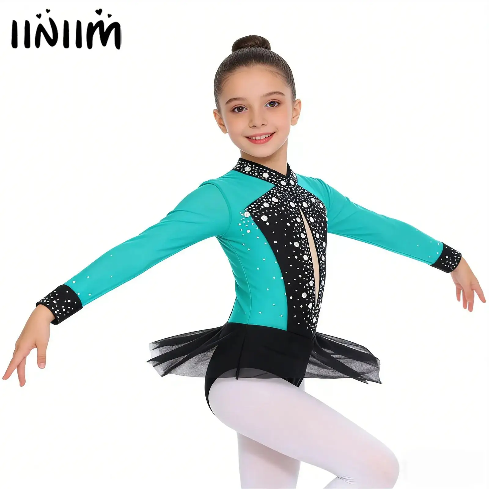 Kids Girls Gymnastics Ballet Jersey Jazz Dance Outfits Sparkly Rhinestones Skirted Bodysuit Figure Skating Leotards Costume
Kids Girls Gymnastics Ballet Jersey Jazz Dance Outfits Sparkly Rhinestones Skirted Bodysuit Figure Skating Leotards Costume