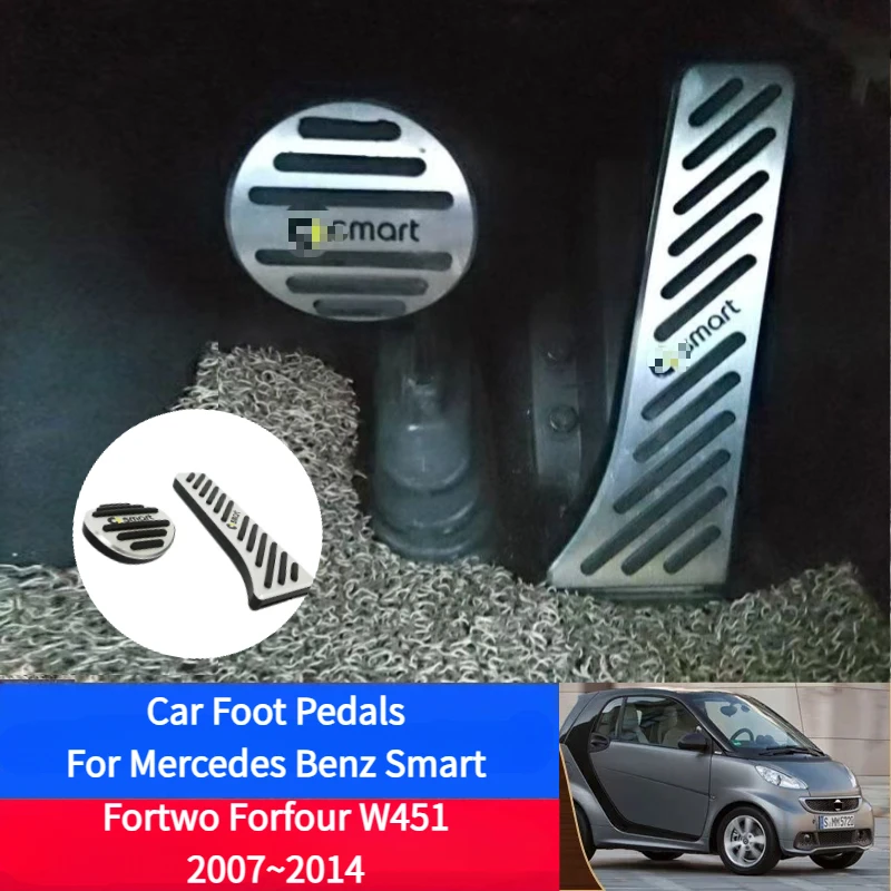 2007~2014 Pedals For Mercedes Benz Smart Fortwo Forfour W451 Car Rest Brake Accelerator Cover Interior Parts Acessories
2007~2014 Pedals For Mercedes Benz Smart Fortwo Forfour W451 Car Rest Brake Accelerator Cover Interior Parts Acessories