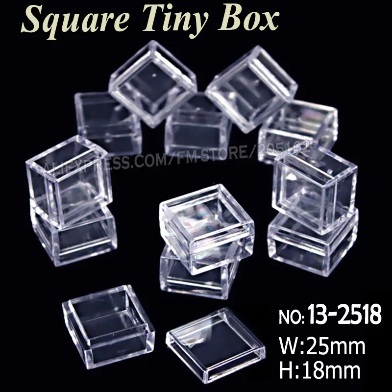25x18mm Tiny Square Box Clear Plastic Storage for DIY Tool Nail Art Jewelry Accessory beads stones Crafts case container
25x18mm Tiny Square Box Clear Plastic Storage for DIY Tool Nail Art Jewelry Accessory beads stones Crafts case container