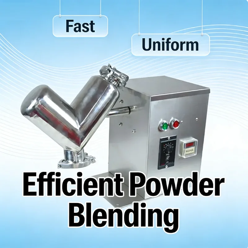 High Quality Small V Shape Powder Mixer for Laboratory Use Vertical Particle Mixing Equipment V Type Mixer Equipment
High Quality Small V Shape Powder Mixer for Laboratory Use Vertical Particle Mixing Equipment V Type Mixer Equipment