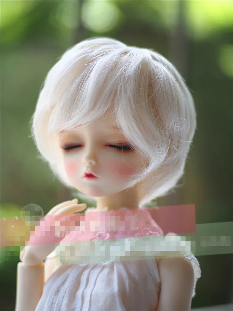 BJD doll wig suitable for 1/3 1/4 1/6 size bjd boy wig fashion curly short hair high temperature silk short hair doll accessorie
BJD doll wig suitable for 1/3 1/4 1/6 size bjd boy wig fashion curly short hair high temperature silk short hair doll accessorie