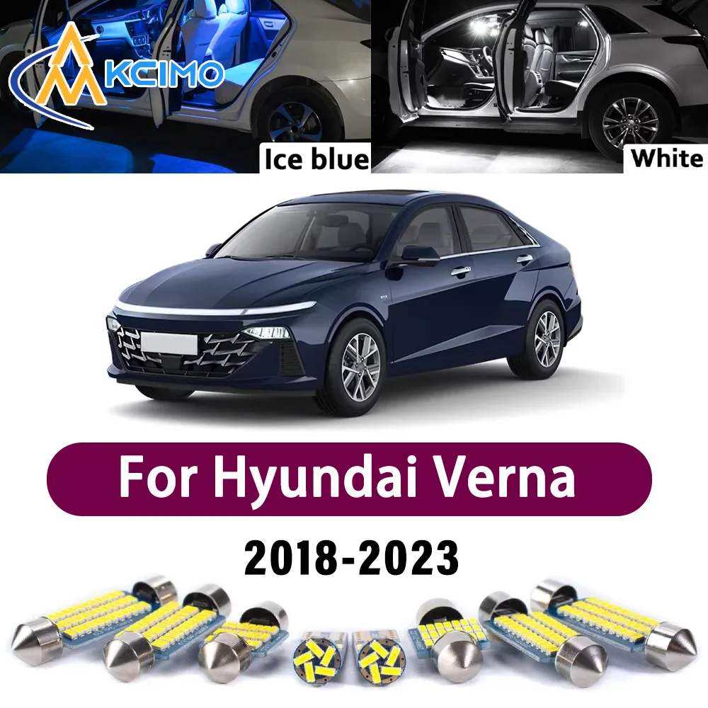 High Lumen CANBUS Error Free LED Interior Light Kit For Hyundai Verna 2018-2023 Easy Install Trunk Reading Dome Lamp Bulbs Set
High Lumen CANBUS Error Free LED Interior Light Kit For Hyundai Verna 2018-2023 Easy Install Trunk Reading Dome Lamp Bulbs Set