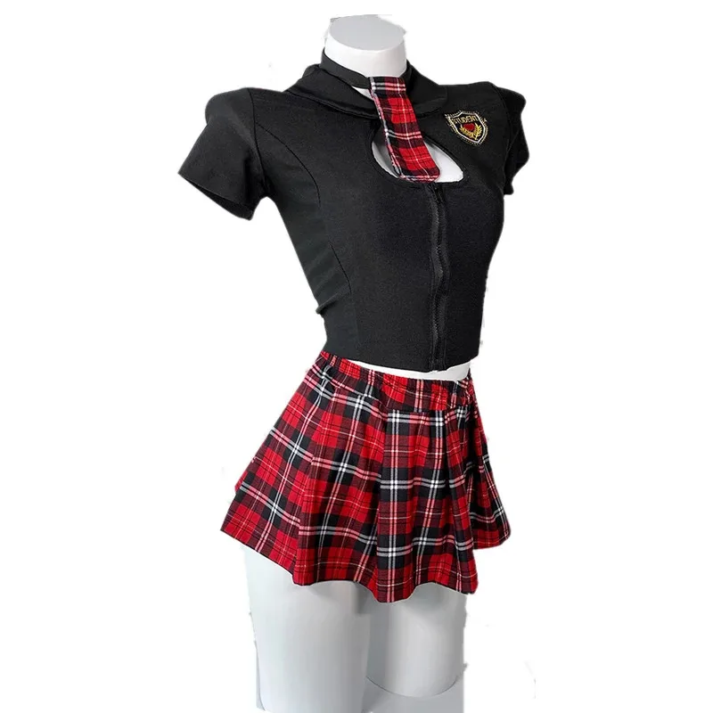 Школьный костюм для девочек, женский сексуальный красный клетчатый плиссированный юбка, горячее нижнее белье, пижамный комплект, косплей, полые наряды на груди, dss
Школьный костюм для девочек, женский сексуальный красный клетчатый плиссированный юбка, горячее нижнее белье, пижамный комплект, косплей, полые наряды на груди, dss