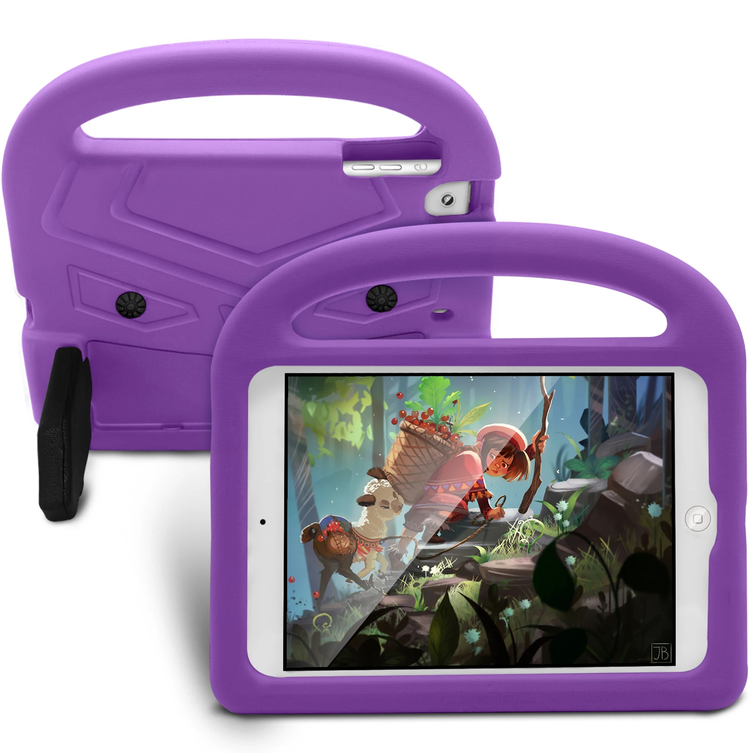 For iPad Mini 4/3/2/1 Sparrow Pattern Shockproof Kids Friendly EVA Phone Protection Case with Kickstand - Purple
For iPad Mini 4/3/2/1 Sparrow Pattern Shockproof Kids Friendly EVA Phone Protection Case with Kickstand - Purple