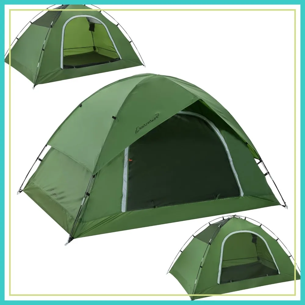 Waterproof Camping Tent for 2-6 Person, Easy Setup for Family Outdoor Adventures, All Weather
Waterproof Camping Tent for 2-6 Person, Easy Setup for Family Outdoor Adventures, All Weather