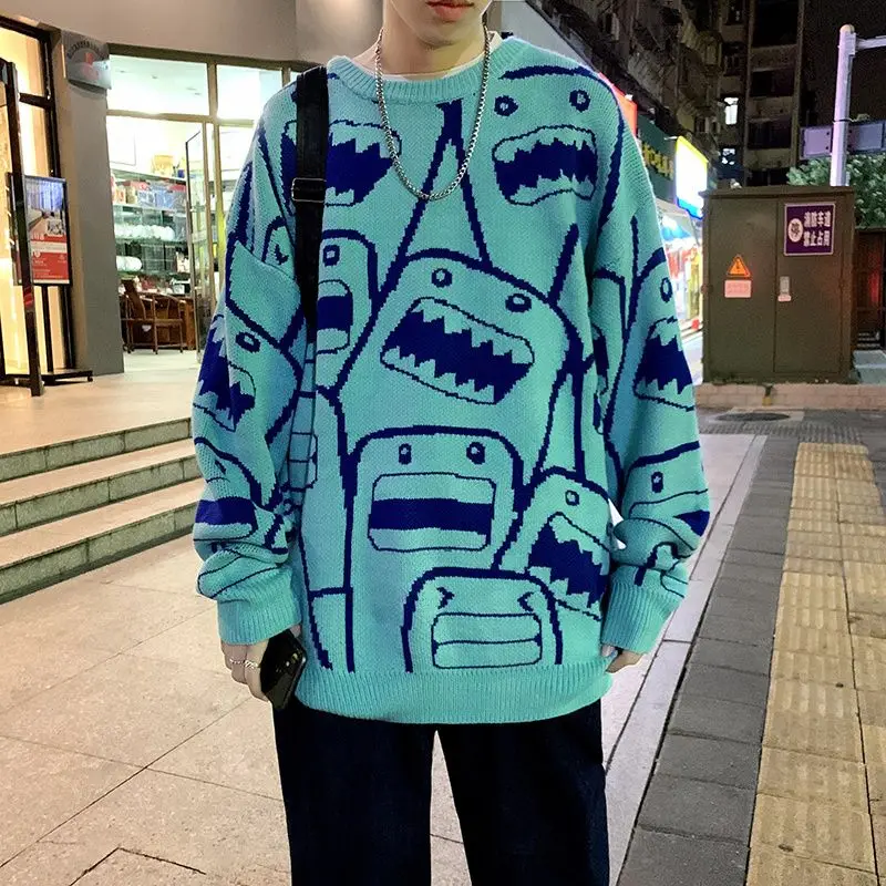 Japanese Sweater Winter Loose Casual Retro New All match Warm Harajuku Couples Sweater Oversize Korean Fashion Clothing Tops
Japanese Sweater Winter Loose Casual Retro New All match Warm Harajuku Couples Sweater Oversize Korean Fashion Clothing Tops