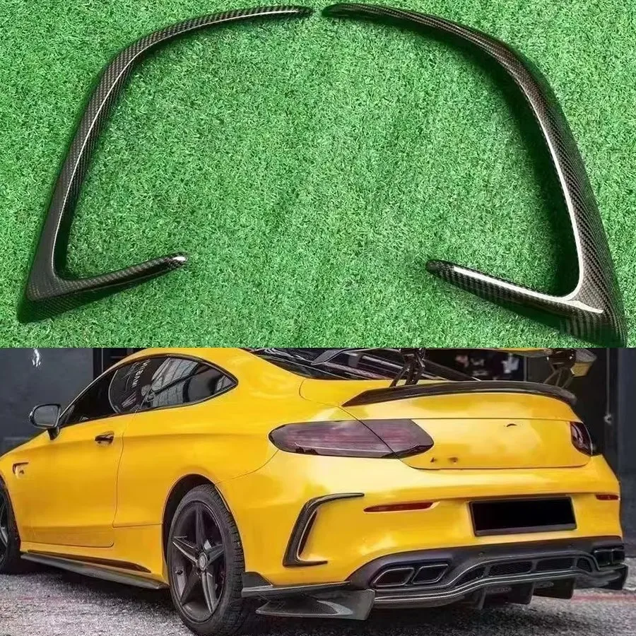 Carbon fiber later Car Parts Rear Bumper Spoiler For Mercedes Benz C Class W205 C63 C43 2015+ Side Wing Lip Air Wind Knife Cover
Carbon fiber later Car Parts Rear Bumper Spoiler For Mercedes Benz C Class W205 C63 C43 2015+ Side Wing Lip Air Wind Knife Cover