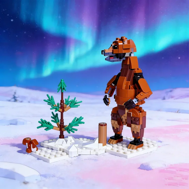 504pcs MOC Grizzly Bear Creator 3 1 Model Building Blocks Toy Construction DIY Creative Idea Education Christmas Gift Brick
504pcs MOC Grizzly Bear Creator 3 1 Model Building Blocks Toy Construction DIY Creative Idea Education Christmas Gift Brick