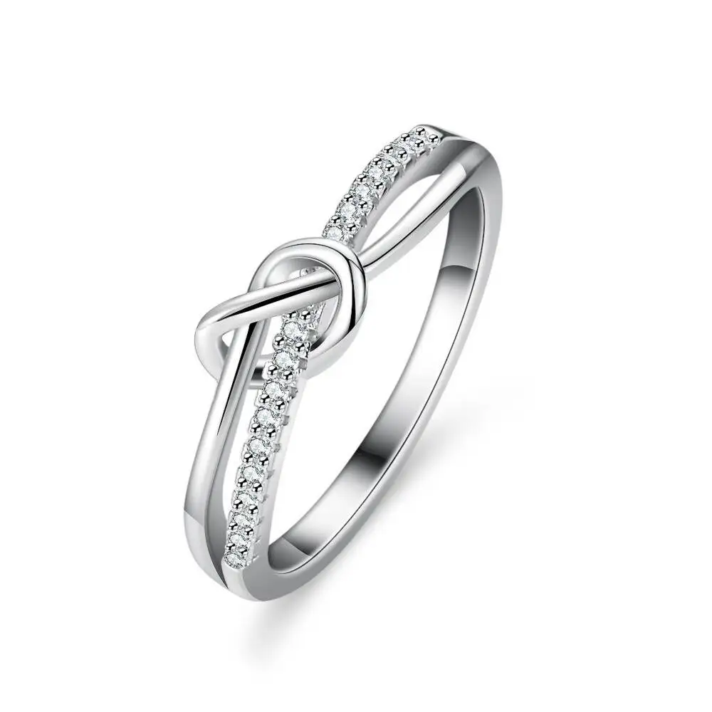 925 Sterling Silver Infinity Knot D VVS1 Moissanite Paved Stackable Band Ring Love Symbol Fine Jewelry For Women
925 Sterling Silver Infinity Knot D VVS1 Moissanite Paved Stackable Band Ring Love Symbol Fine Jewelry For Women