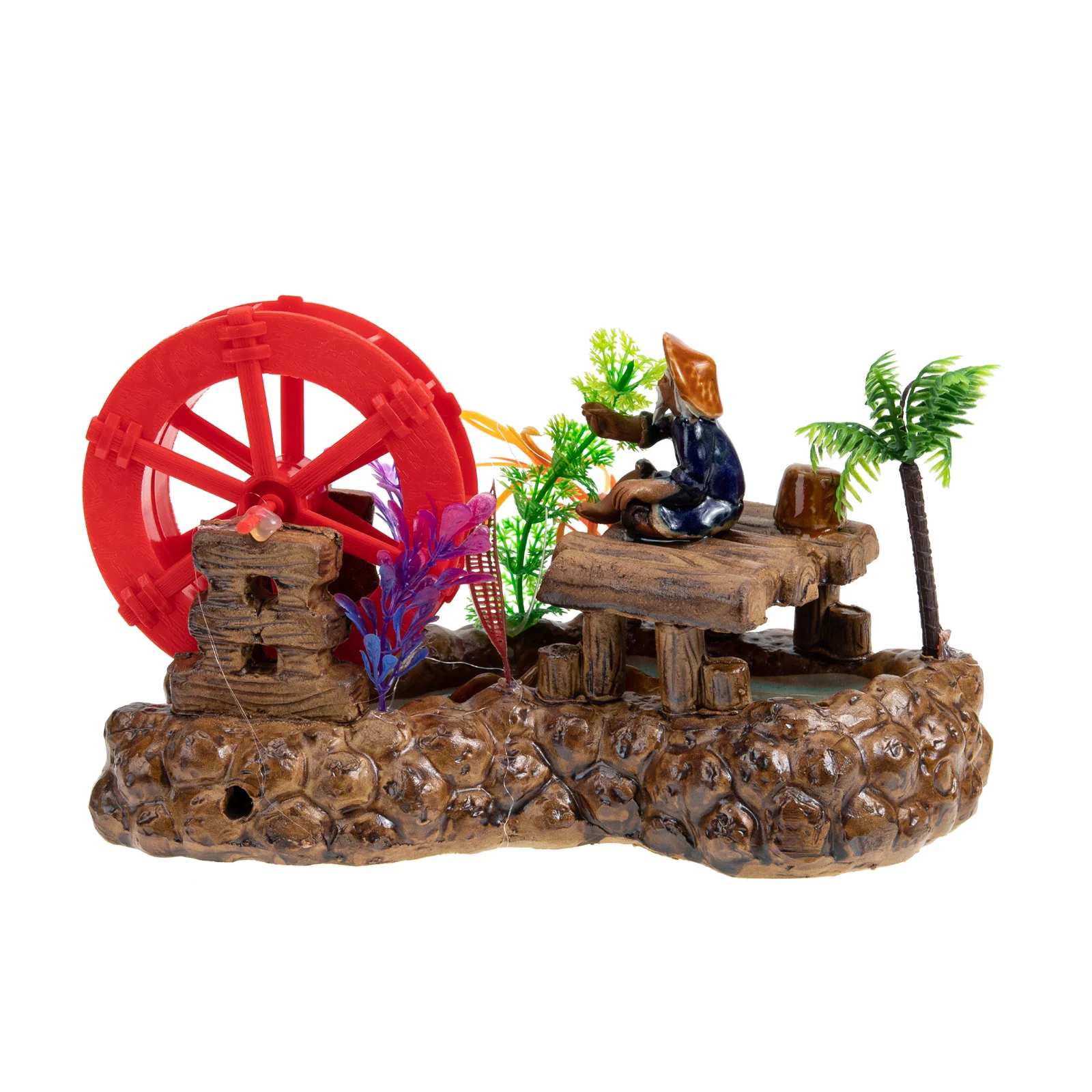 Absorbent Rock Bonsai Decor Ceramic Mini Fisherman Windmill Garden Landscaping Aquarium Sand Table Ornament Mini Bonsai Decor
Absorbent Rock Bonsai Decor Ceramic Mini Fisherman Windmill Garden Landscaping Aquarium Sand Table Ornament Mini Bonsai Decor