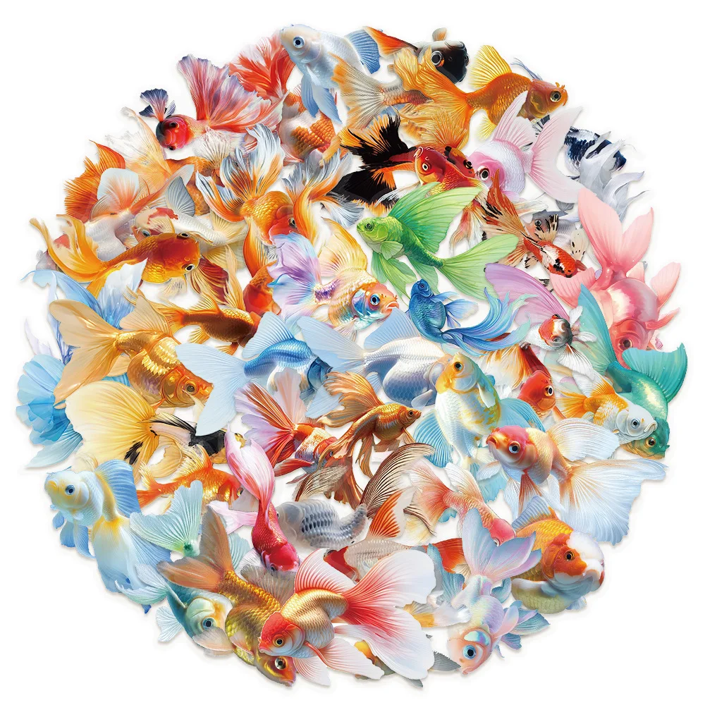 10/30/50PCS Cartoon Gold Fish Carassius Auratus Transparent Sticker DIY Decoration Waterproof Skateboard Notebook Graffiti Toy
10/30/50PCS Cartoon Gold Fish Carassius Auratus Transparent Sticker DIY Decoration Waterproof Skateboard Notebook Graffiti Toy
